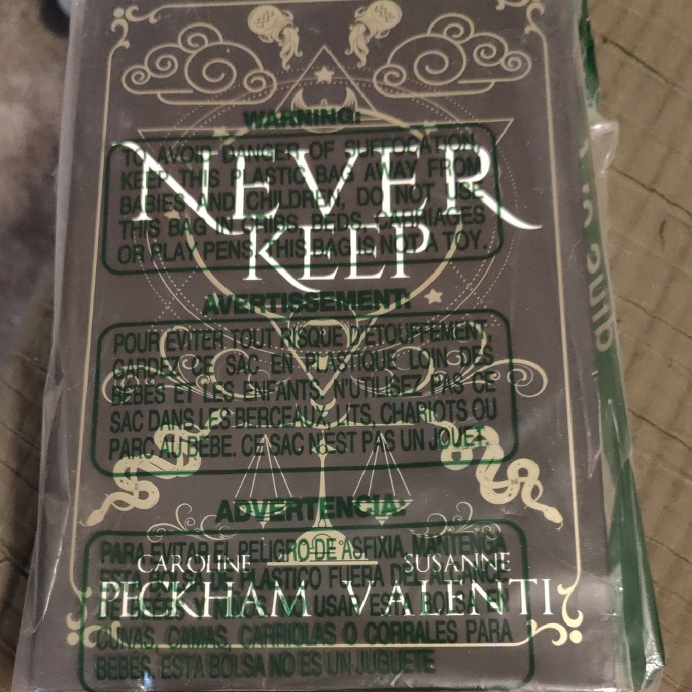 New Never Keep Hardcover Book